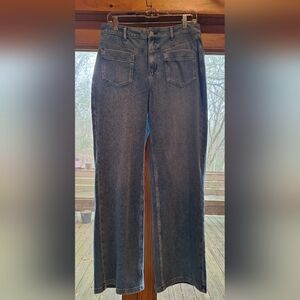 HALARA Super Soft Women's Straight Leg Blue Jeans Medium